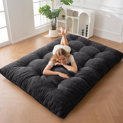 MAXYOYO Futon Matratze, Chenille-Stoff, 15cm Dick Bodenmatratze Verwendbar als Schlafsofa, Geknöpft Handwerk, Klappbare Gästematratze für Wohnzimmer Schlafzimmer MAXYOYO Futon Matratze, Chenille-Stoff, 15cm Dick Bodenmatratze Verwendbar als Schlafsofa, Geknöpft Handwerk, Klappbare Gästematratze für Wohnzimmer Schlafzimmer