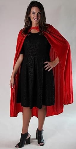 Making Believe Adult Knit 48" Superhero Cape - Red #TOP4