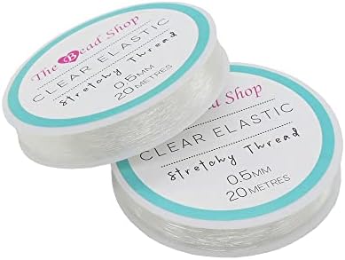 Clear Stretch Elastic 1mm 10 metres Jewellery Making, Bead Threading, Bracelets