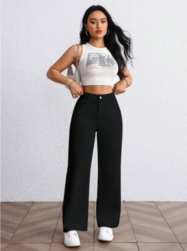 Image of Ben Martin Baggy Jeans for Women || Women,s Loose Jean Pants || Oversized Jean's for Women's || Wide Leg Jean,s for Woman || Casual Jins for Woman's || Loose Jin Pant for Woman,s 2-BM-JJ33