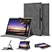 Jingdu Lenovo Tab P10/M10 10.1" Skin-Friendly Folding Case for Lenovo Tab P10 (TB-X705F, TB-X705L) /M10 (TB-X605F) with Multiple Viewing Angles,Fits for Alexa Smart Dock Without Remove The Cover,Grey