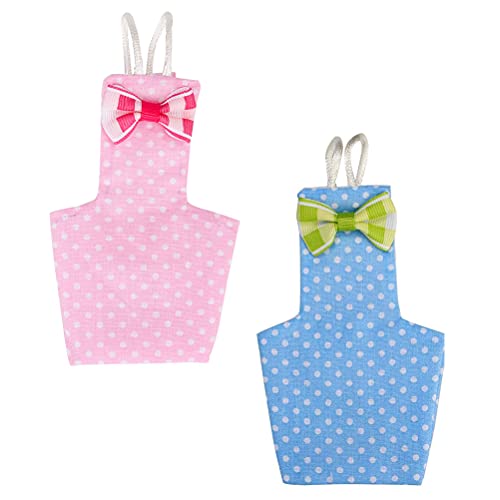 iplusmile Vogelaccessoire 2 Stks Pet Birds Luier Creatief Katoen Urine Pad Vogels Zachte Luier Roze Sky- blauw - Afbeelding 6