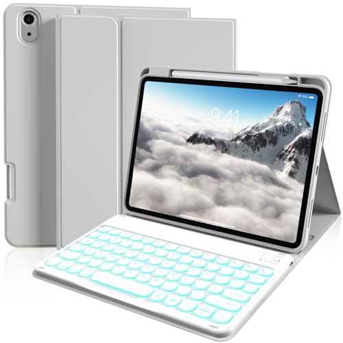 kenke for iPad 11/10th Gen Case with Keyboard 11/10.9 inch