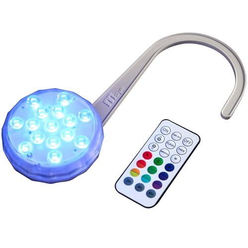 Miweba Mspa Éclairage sous-marin | Lumière LED RGB avec télécommande | 16 couleurs 4 modes | Étanche IP68 | Accessoire spa | Lampe de piscine | Éclairage...