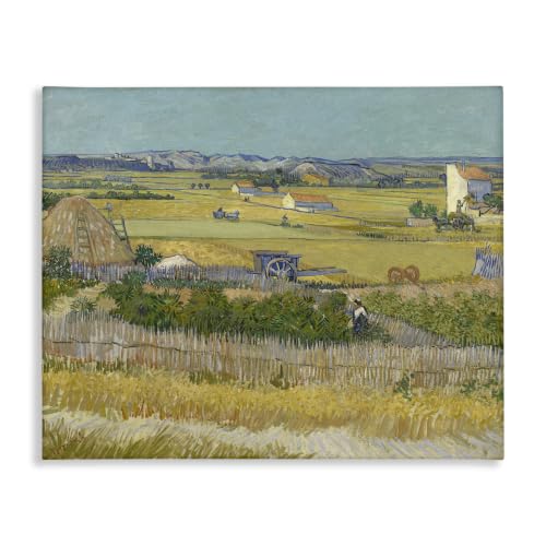 Stupell Industries Harvest Farmland Landscape, 24 x 30 Inch Canvas Wall Art