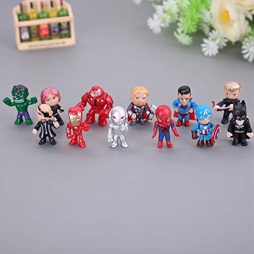 Tobe Outerwear Superheros Cake Topper Crlameila Superhero Cake Toppers 20Pcs Mini Marvel Action Figures For The Children Shower Birthday Party Supplies thumb #2