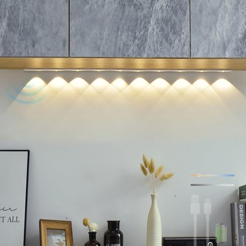 Lámpara de pared LED con sensor de movimiento y batería USB recargable regulable