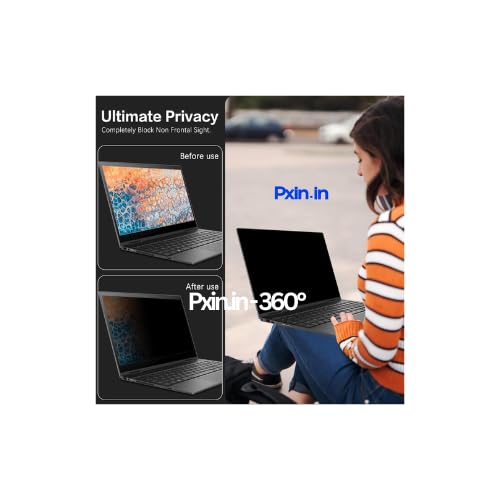 Image of Pxin Privacy Guard compatible with Macbook Neo 13 inch | Privacy screen protector | Anti Glare | Anti Spy Screen | Reduces blue light | Eye Protection