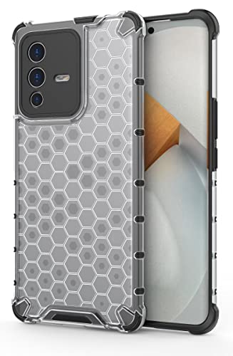 Image of Glasgow Back Case Cover Designed for Vivo V23 Pro 5G - Transparent