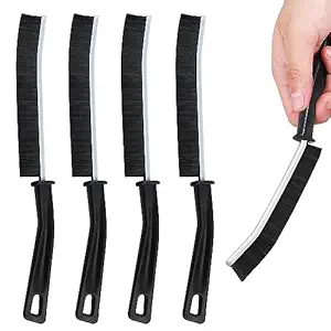 Gap Cleaning Brush, 4 Pcs Bathroom Crevice Cleaning Brushes, Multifunctional Hard-Bristle Gap Brush for The Dead Corners of Bathroom Kitchen Bathroom Tiles Window Slots Cleaning Brush