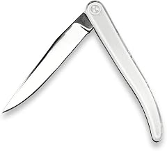 Laguiole Evolution - Folding Pocket Knife - Blade 9 cm White Bi-Injection ABS Handle