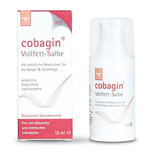 Cobagin Vollfett-Salbe 15 ml | Intimpflege bei brennender und rissiger Haut | Bio-Naturkosmetik Cover