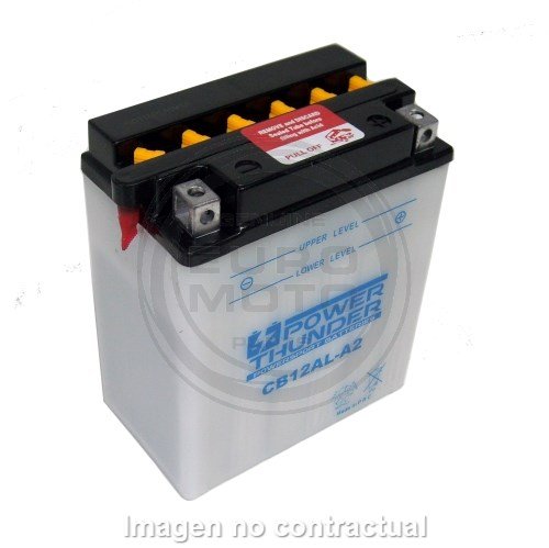 Power Thunder - Batería CB12AL-A2 (c/Ácido) [0612411P]