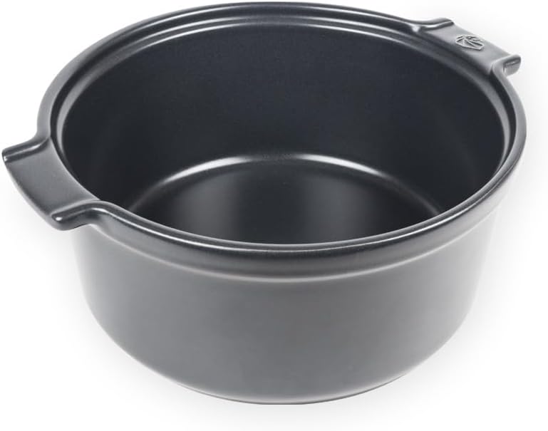 Peugeot - Appolia Soufflé Dish - Ceramic Ovenware with Handles - Blue, 8.75 x 3 inches
