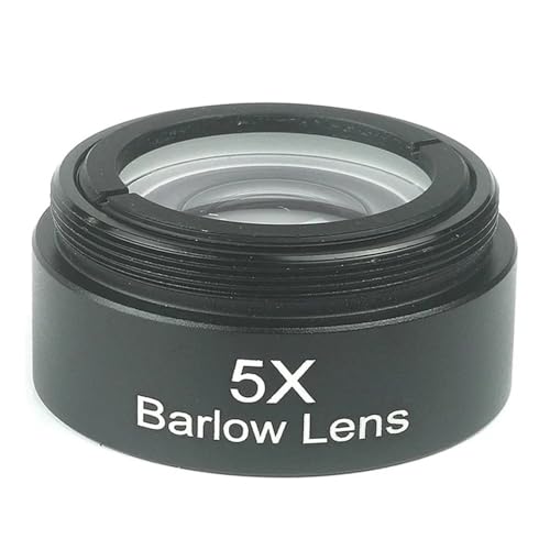 Lente Barlow 5x para ocular de 1,25 pulgadas: amplía tus observaciones astronómicas con nitidez