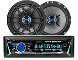 JENSEN MPR210RGB 12-Character LCD Single DIN RGB Custom Colors Car Stereo & JS62 High-Performance 6.5-inch Car Speakers Bundle
