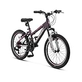 ✅ FRENOS V-BRAKE POTENTES Y SEGUROS – Sistema de frenos V-Brake que garantiza una frenada eficaz y control total. Esta Bici 20 pulgadas niña ofrece seguridad y confianza para niñas de 8, 9 y 10 años en cada salida.