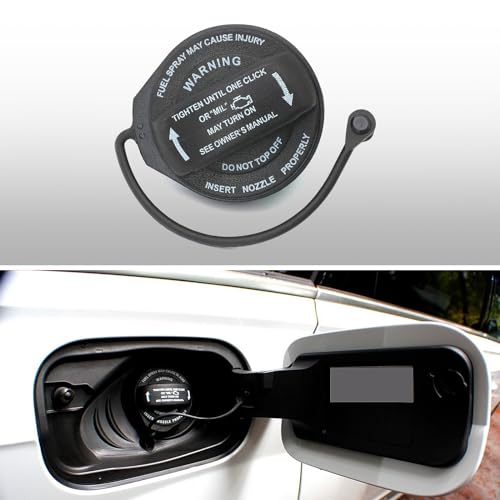 Image of Gas Cap Fuel Cap 5C0201550T for Volkswagen VW Jetta GTI Golf R SportWagen Alltrack Tiguan Audi A4 A5 A8 Quattro S4 S5 S8 Q5 RS5 SQ5 Allroad Fuel Tank Cap