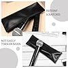 HOMOCONO 3pcs Fitness Microphone Bag Set Pu Leather Microphone Carrying Case with Zipper and Drawstring Closure Protective Shock and Dust Resistant Travel Storage Bags #4