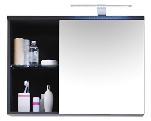 BEGA 54/864/C0 Bathroom Mirror Cabinet, 69 x 58 x 25 cm Grey Main Image Small