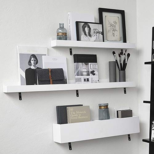 Winker Corner Brace 8 Pcs Shelf Bracket Heavy Duty Black Steel L Corner Brace, Decorative Joint Angle Bracket For Shelf 5 Inchx3 Inch Shelves Wall Hanging Bracket With Screws thumb #4