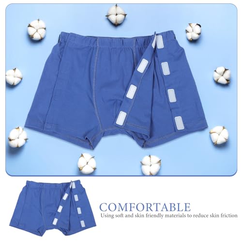 Calzoncillos de hombre de algodón reutilizables con cintura elástica 3
