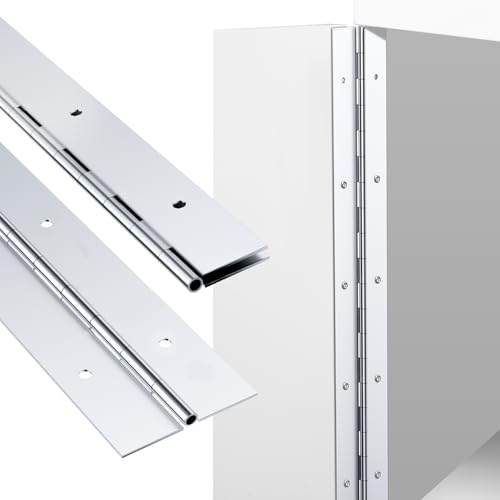 Gisafai 36 Inch 2 Pack Piano Hinges Heavy Duty Steel Continuous Hinge