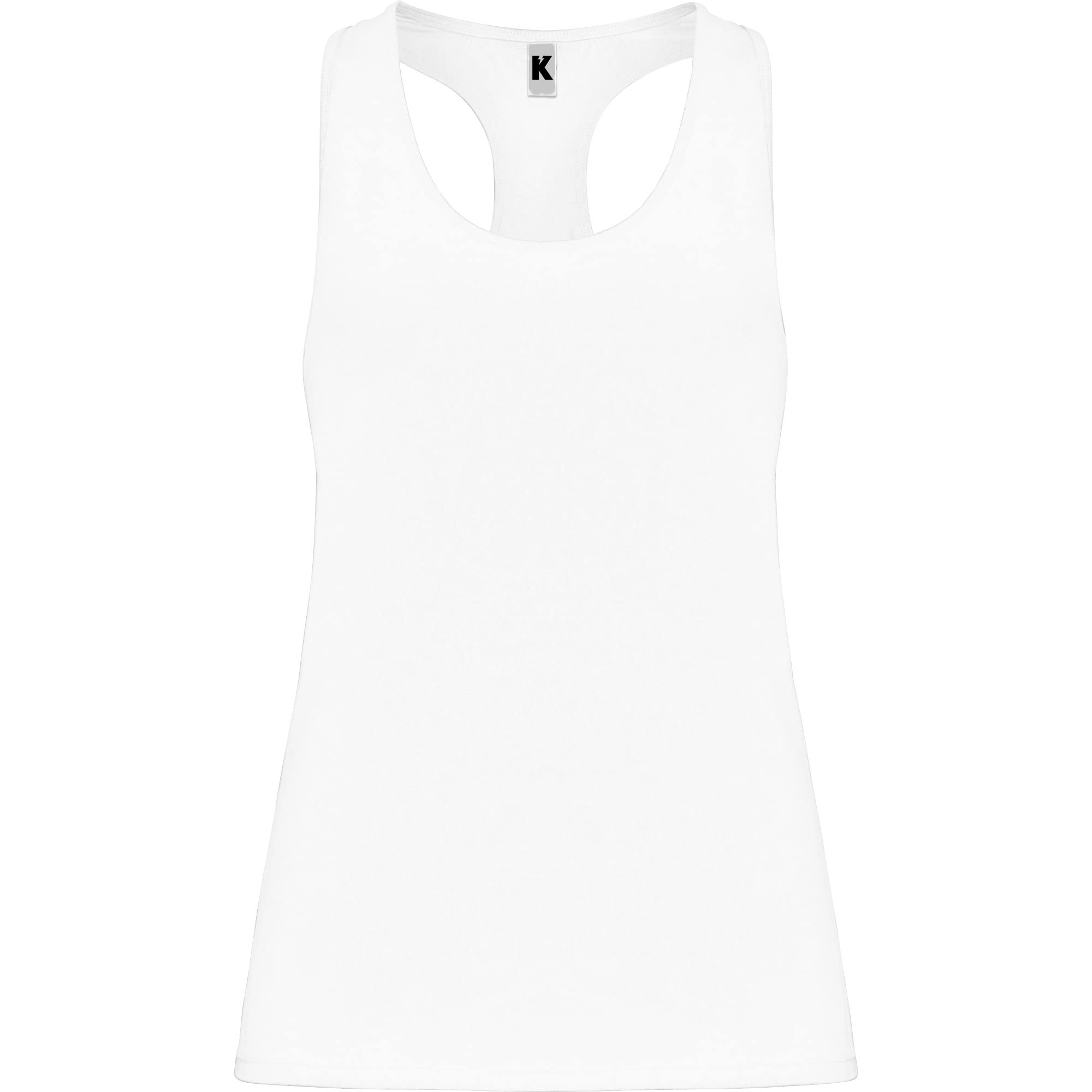 Camiseta Tirantes para niñas Deportistas - Camiseta Interior elástica Entallada Espalda Estilo nadadora, cómoda, Lisa y Suave