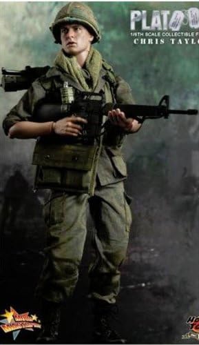 Platoon Hot Toys Movie Masterpiece 1/6 Scale Collectible Figure Chris Taylor Charlie Sheen