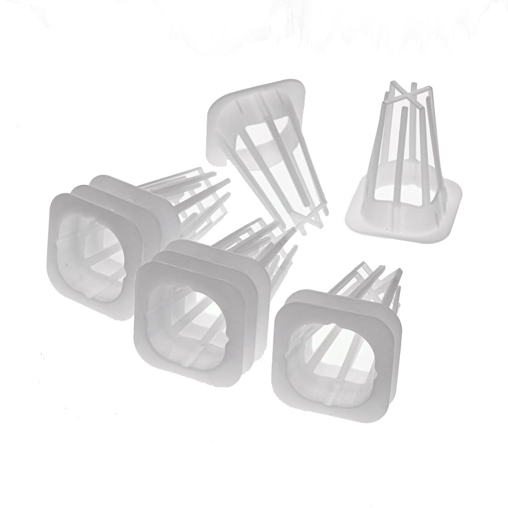 Bioponis - Square Grow Basket for Hydroponic Indoor Vegetable Garden - Pack of 10