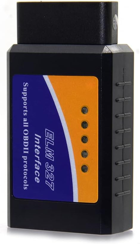 ELM327 Bluetooth OBD2 Diagnostic Interface Check Engine Light OBDII Code Reader Scan Tool Compatible with Torque for Android Windows