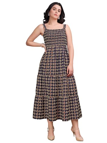 Image of PURVAJA Women's Cotton Dress(Floe-191-194)