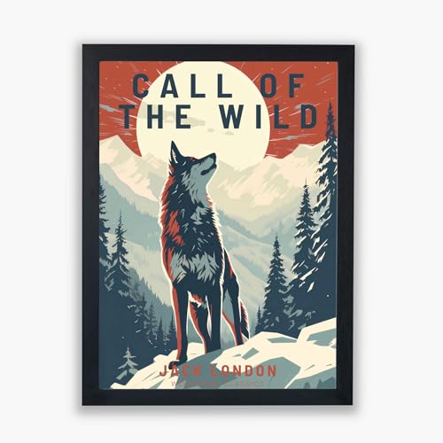 Déco murale salon : grand poster Call of the Wild pour intérieur cosy