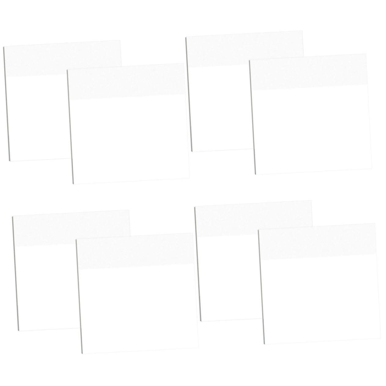 Tofficu 4 Ensembles Notes Autocollantes Transparentes Autocollant Mémo Mémos Multifonctions Surligneurs Pastels Le Bureau Stickers Autocollants De Bureau Pvc Auto-adhésif 200 Feuilles * 4