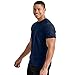 Hanes Big Originals Lightweight, Crewneck T-Shirts for Men, Tri-Blend Tee, Available in Tall, Navy Triblend