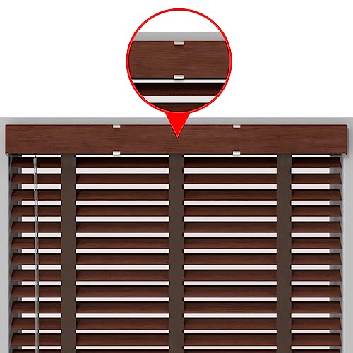 Amazing Drapery Hardware Premium White Plastic Wood Blind Valance Retainer Clips, 20 Pack - UV-Resistant-Ideal for 2-Inch Blinds, Mini Blinds, and as Hidden Valance Clips - Thumbnail 7