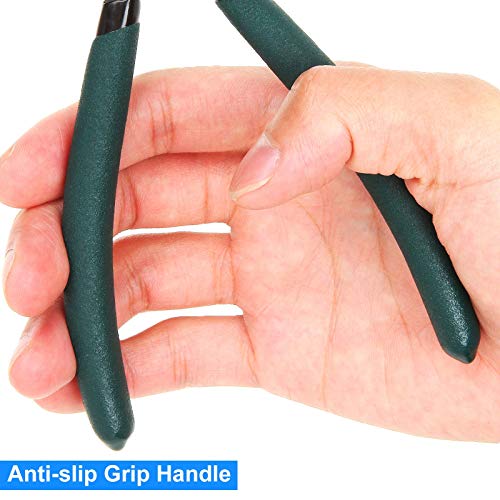 Conjunto de 4 alicates de anel de pressão de 17,78 cm, kit de alicate de anel interno/externo para s