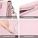 ECOSUSI Laptop Messenger Bag Women Briefcase 15.6 inch Laptop Satchel Handbags (Pink)