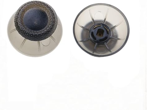 Replacement 3D Analog Joystick Thumbstick Cap Thumb Stick Grips Mushroom Cap for PlayStation 5 PS5 Controller Clear Black