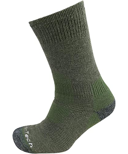 Odin Kom-Tech Sock - Olive Green Size 7-12