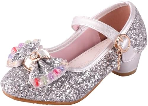 iTVTi Sandália feminina de plástico cristal princesa macia para bebês e crianças pequenas azul, Azul, 27 BR