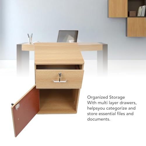 Rangement de bureau sous table pour télétravail organisé