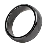 Ceramic NFC Smart Ring for Access Control & Attendance Systems, Water Proof Contactless RFID Ring for Men & Women, Compatible with IOS/Android Devices (Size #10)