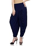Ardour Women's Harem Pants Loose Casual Lounge Yoga Pants Joggers Free Size - Blue
