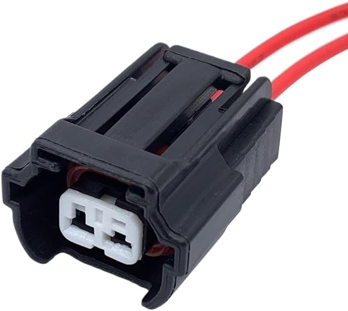 CHAOF 1 Pc 2 Pin 2.2MM 6195-0043 Auto Fuel Injector 090 Water Proof Connector Wire Harness Car Plug for 06A 973 722(10 Pcs)