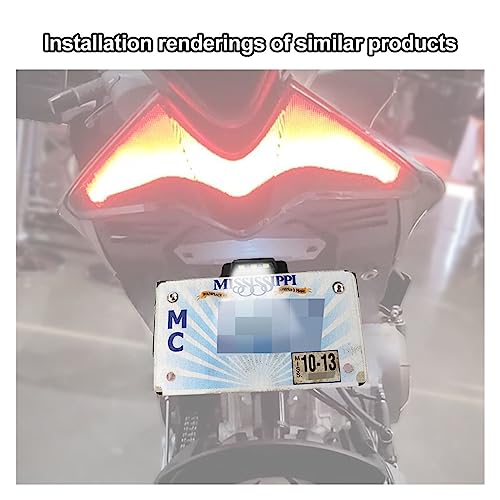 Support de Plaque Aprilia RS660 Bavette Arrière Moto Éliminateur - 6