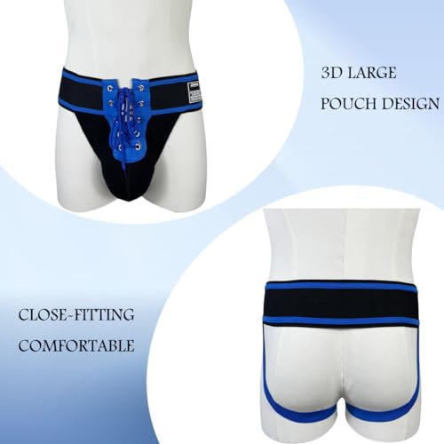 JOCKMAIL 3PCS/Pack Mens Briefs Jock Strap Athletic Supporter Wide Belt Comfortable Men Sport Underwear Briefs for Gym Sport2