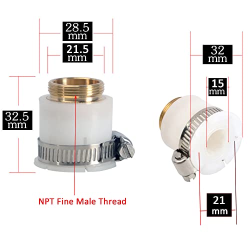 Válvula desviadora de doble vía para grifo con control de flujo para purificador 3
