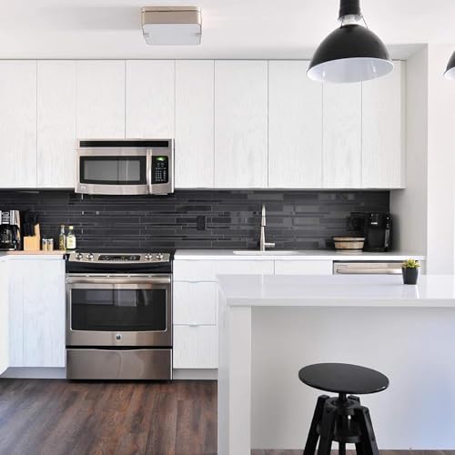Oxdigi White Wood Contact Paper - 15.7 x 78.7 Inches - Self-Adhesive, Removable and Waterproof - Ideal Peel and Stick Wallpaper for Cabinet, Countertop, Desktop, Rental Property, Kitchen - Thumbnail 4