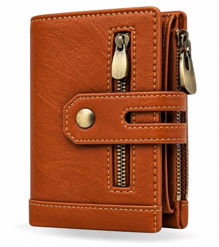 Spiffy TAN Faux Leather Wallet for Men and Women | RFID Blocking ...